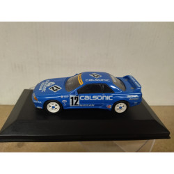 NISSAN SKYLINE 1990 GT-R R32 CALSONIC 1:43 DelPRADO BOX NO ORIGINAL