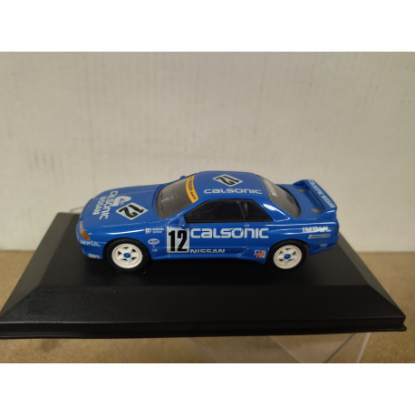 NISSAN SKYLINE 1990 GT-R R32 CALSONIC 1:43 DelPRADO BOX NO ORIGINAL