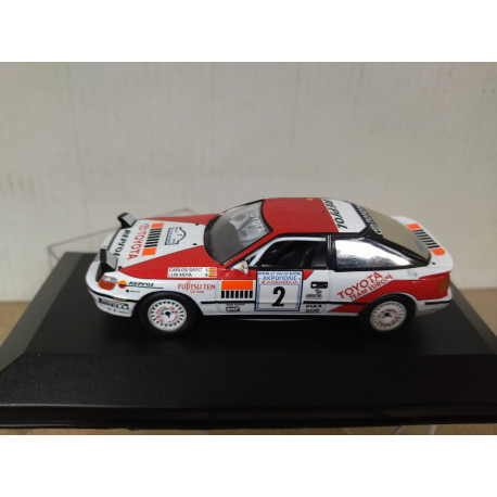 TOYOTA CELICA 1990 GT4 WIN RALLY ACROPOLIS SAINZ 1:43 ALTAYA IXO BOX NO ORIGINAL