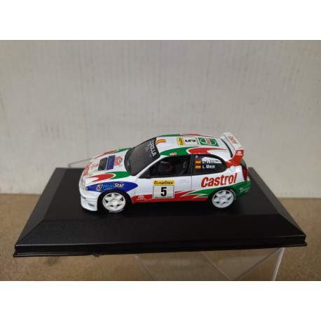 TOYOTA COROLLA WRC 1998 RALLY MONTE CARLO SAINZ 1:43 ALTAYA IXO BOX NO ORIGINAL