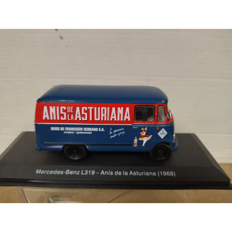 MERCEDES-BENZ L319 1968 ANIS LA ASTURIANA 1:43 SALVAT IXO URNA NO ORIGINAL