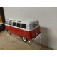 VOLKSWAGEN T1 VAN SAMBA RED/WHITE 1:25 MAISTO NO BOX