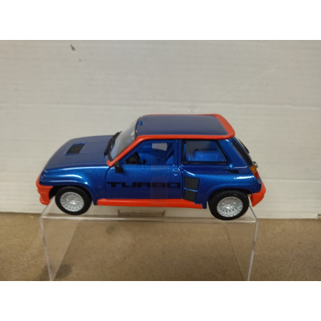 RENAULT 5 TURBO BLUE 1:24 BBURAGO NO BOX