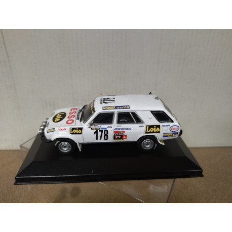 PEUGEOT 504 DANGEL 1982 RALLY PARIS DAKAR 1:43 NOREV HACHETTE BOX NO ORIGINAL