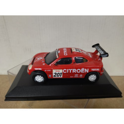 CITROEN ZX 1996 RALLY GRANADA-DAKAR LARTIGUE 1:43 ALTAYA IXO BOX NO ORIGINAL