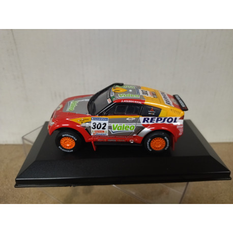 MITSUBISHI PAJERO EVO 2006 RALLY DAKAR ALPHAND 1:43 ALTAYA IXO BOX NO ORIGINAL