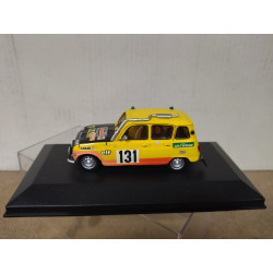 RENAULT 4 SINPAR 1979 RALLYE PARIS-DAKAR MARREAU 1:43 HACHETTE BOX NO ORIGINAL