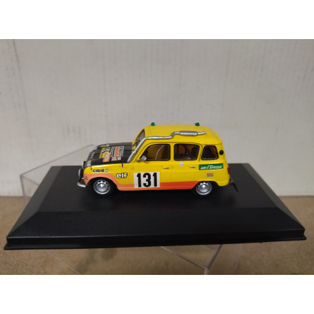 RENAULT 4 SINPAR 1979 RALLYE PARIS-DAKAR MARREAU 1:43 HACHETTE BOX NO ORIGINAL