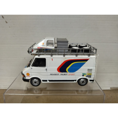 CITROEN C35 1983 Ph 2 ASSISTANCE RALLY PEUGEOT 1:43 ALTAYA IXO NO BOX/DEFECTUOSO