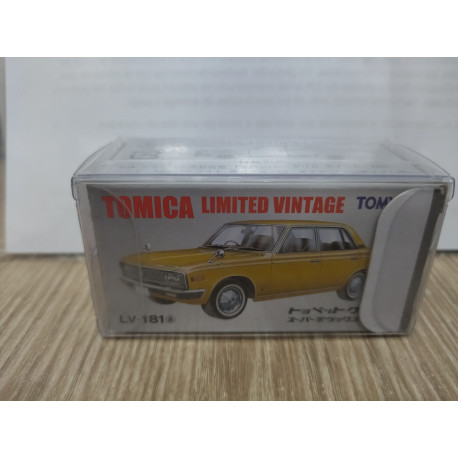 TOYOPET CROWN YELLOW 1:64 TOMICA LIMITED VINTAGE LV-181a