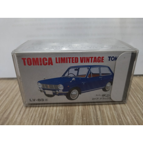 DATSUN SUNNY 1000 DX BLUE 1:64 TOMICA LIMITED VINTAGE LV-83d