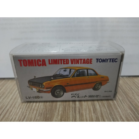 ISUZU BELLETT 1600 GTR ORANGE 1:64 TOMICA LIMITED VINTAGE LV-150a