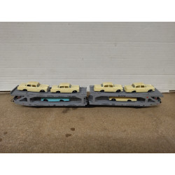 VAGON TRANSPORTA COCHES S.I.T.F.A. MERCEDES-BENZ BEIGE 1:87 H0 LIMA NO BOX