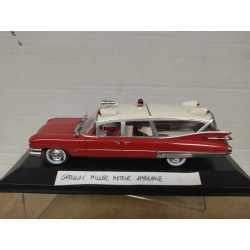 CADILLAC MILLER-METEOR 1959 AMBULANCE 1:43 ATLAS IXO BOX NO ORIGINAL