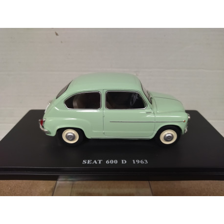 SEAT 600 D 1963 VERDE 1:24 SALVAT IXO
