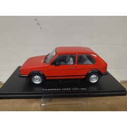 VOLKSWAGEN GOLF 1 GTi 1976 ROJO 1:24 SALVAT IXO DEFECT/RETRO ROTO
