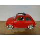 FIAT 500 RED 1:18 SOLIDO NO BOX/DEFECTUOSO