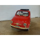 FIAT 500 RED 1:18 SOLIDO NO BOX/DEFECTUOSO