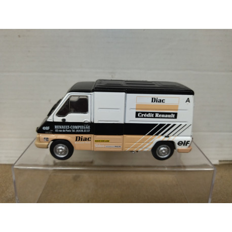 RENAULT MASTER 1985 DIAC RALLY ASSISTANCE 1:43 ALTAYA IXO DEFECT/NO RETRO/NO BOX