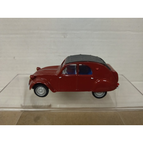 CITROEN 2CV 1958 MALLE BOMBEE ROUGE 1:43 NOREV NO BOX