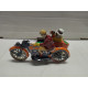 MOTO SIDECAR TRUCK HOJALATA/TIN TOY PAYA REPLICA NO BOX/NO LLAVE