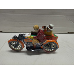 MOTO SIDECAR TRUCK HOJALATA/TIN TOY PAYA REPLICA NO BOX/NO LLAVE