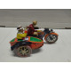 MOTO SIDECAR TRUCK HOJALATA/TIN TOY PAYA REPLICA NO BOX/NO LLAVE