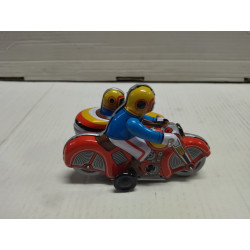 MOTO SIDECAR HOJALATA/TIN TOY REPLICA NO BOX/NO LLAVE