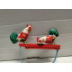 GALLOS QUE PICAN HOJALATA/TIN TOY REPLICA NO BOX/NO LLAVE