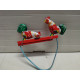 GALLOS QUE PICAN HOJALATA/TIN TOY REPLICA NO BOX/NO LLAVE