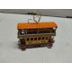 TRANVIA TROLLEY PFERDE-BAHN 15 ORNAMENTO ARBOL NAVIDAD TIN TOY