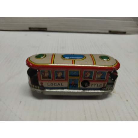 LOCAL SHUTTLE HOJALATA/TIN TOY REPLICA NO BOX/NO LLAVE