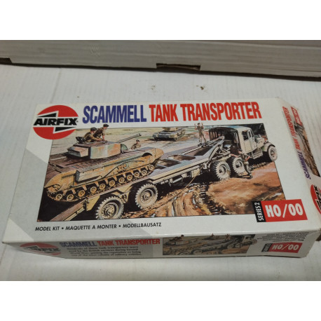 SCAMMELL TANK TRANSPORTER WW 2 H0/00 AIRFIX