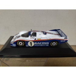 PORSCHE 962 1986 24 H LE MANS BELL-HOLBERT-STUCK 1:43 ALTAYA IXO BOX NO ORIGINAL
