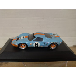 FORD GT40 1969 MK.I WIN 24 H LE MANS ICKX-OLIVER "GULF" 1:43 BOX NO ORIGINAL