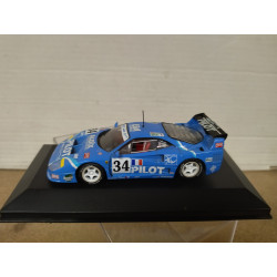 FERRARI F40 LM 1995 24 H LE MANS 1:43 ALTAYA IXO BOX NO ORIGINAL