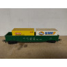 VAGON TRANSPORTE CONTENEDORES 1:87 H0 DESGUACE/NO BOX