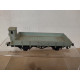 VAGON PLATAFORMA GRIS 1:87 H0 ROCO DESGUACE NO BOX