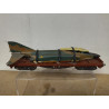 VAGON TRANSPORTE AVION MILITAR 1:87 H0 ARTESANAL DESGUACE NO BOX