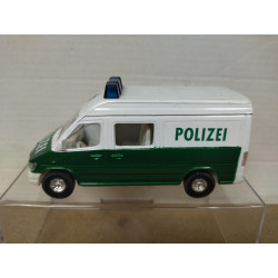 MERCEDES-BENZ (NO LICENCE) POLIZEI apx 1:36 TINS TOYS NO BOX