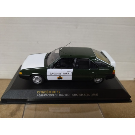 CITROEN BX 19 1988 TRAFICO GUARDIA CIVIL 1:43 ALTAYA IXO DEFECT/LUMINOSO EMERGENCIA