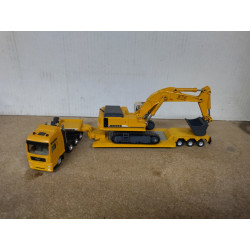 LIEBHERR 974 LITRONIC EXCAVATOR/EXCAVADORA 1:87 H0 SIKU 1874 NO BOX/SUCIO
