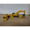 MAN + LIEBHERR 974 LITRONIC EXCAVATOR/EXCAVADORA 1:87 H0 SIKU 1874 NO BOX/SUCIO