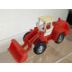 EXCAVADORA/WHEEL LOADER RED apx 1:87 H0 NO BOX/SUCIO