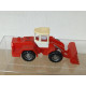 EXCAVADORA/WHEEL LOADER RED apx 1:87 H0 NO BOX/SUCIO