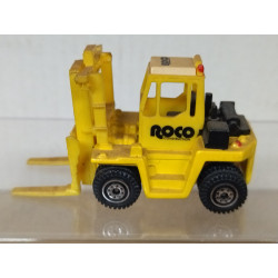 CARRETILLA/FORK LIFT ROCO CONSTRUCTION apx 1:87 H0 REALTOY NO BOX/SUCIO