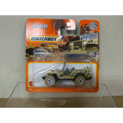 JEEP WILLYS 1948 CAMUFLAJE 1:64 MATCHBOX