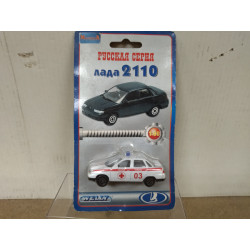 LADA 110/VAZ-2110 AMBULANCE/RED CROSS 1:60/apx 1:64 WELLY