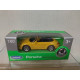 PORSCHE 911 (997) CARRERA S CABRIOLET YELLOW 1:60/apx 1:64 WELLY BOX GREEN/GREY