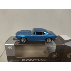 PONTIAC FIREBIRD 1967 BLUE 1:60/apx 1:64 WELLY